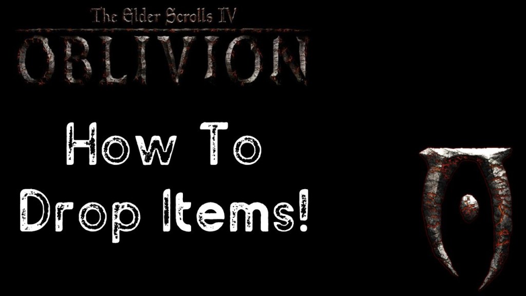 Picture of: How To Drop Items – TES IV : Oblivion