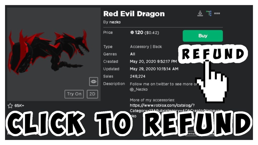 Picture of: How to Refund Items in Roblox  Tutorial